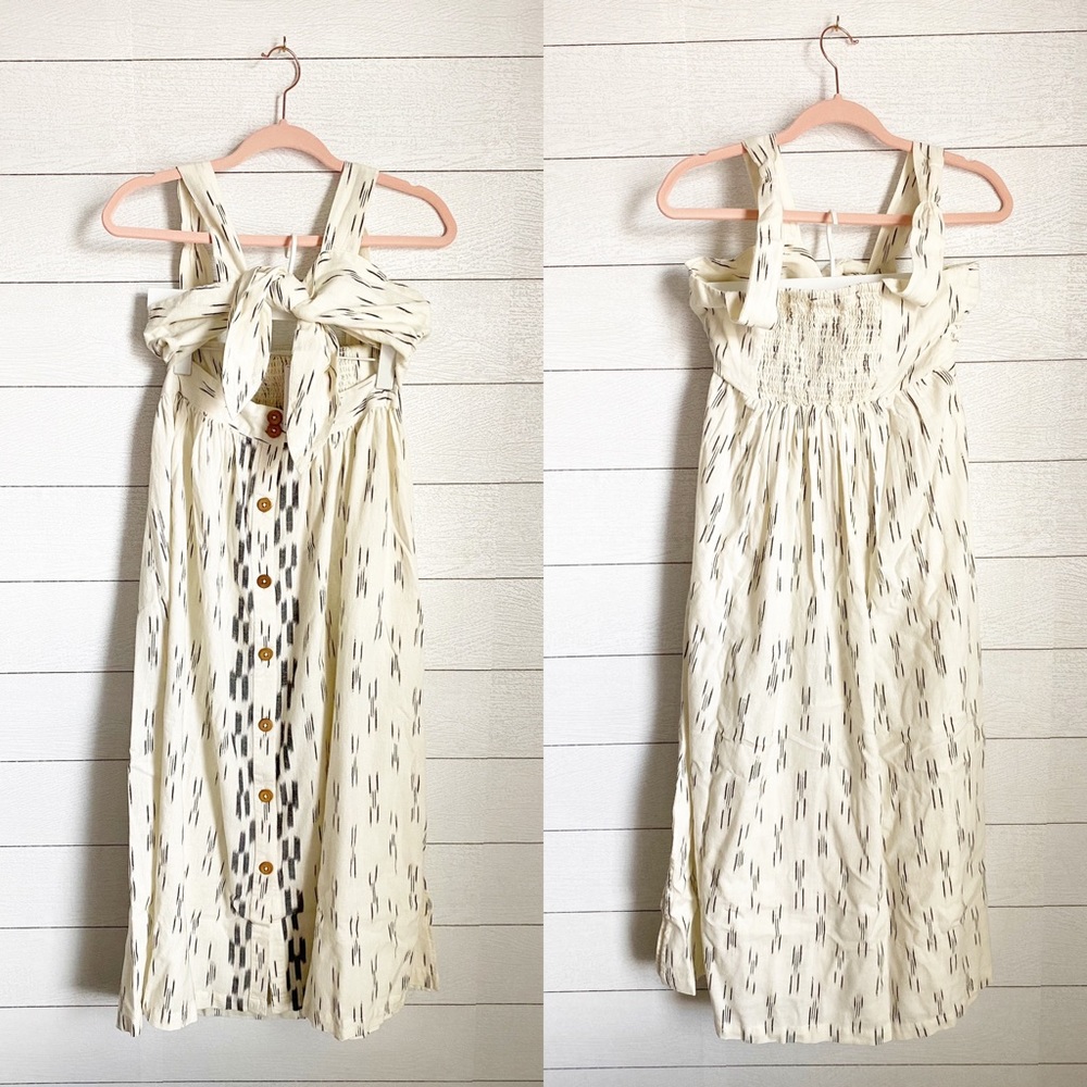 Free People Caldasi Tie Front Midi Dress - Picture 2 of 3